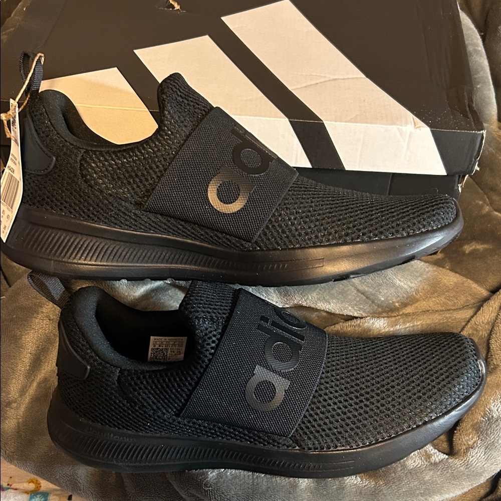 Adidas Men’s Lite Racer Adapt 4.0 Black NIB Sneakers W/Cloudfoam Technology,Sz 9 - Picture 5 of 12